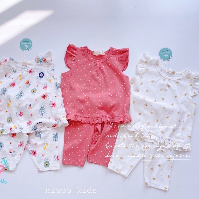 Miwoo Kids bộ ngố bé gái