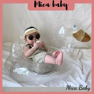 Phao bơi cho bé tập bơi hình con vịt dễ thương Mica baby PB04
