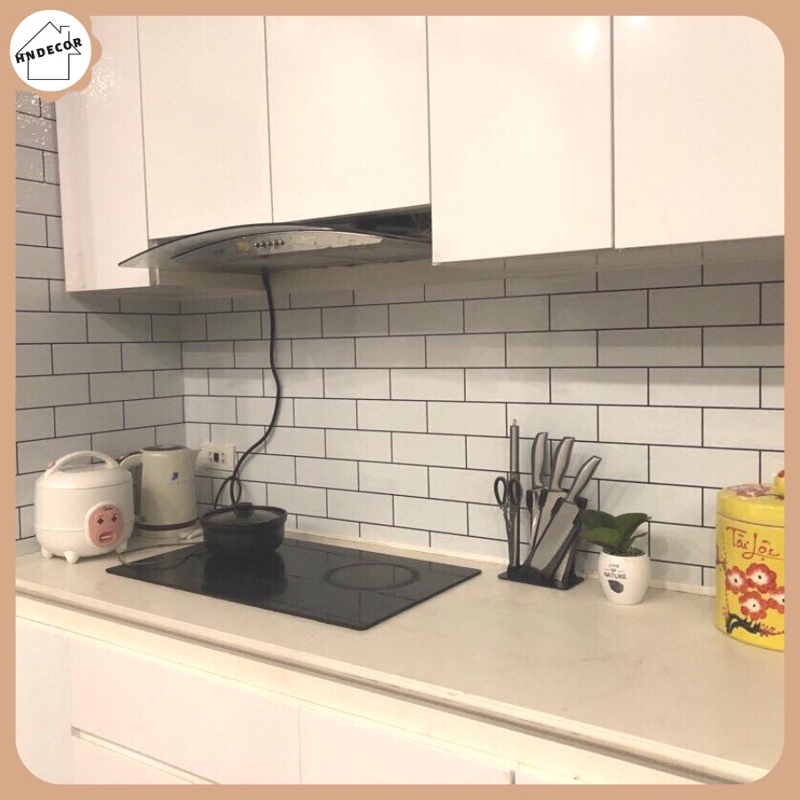 Decal gạch bông dán bếp khổ 40x60cm, decal dán nhà vệ sinh - trang trí nhà cửa - HN Decor | BigBuy360 - bigbuy360.vn