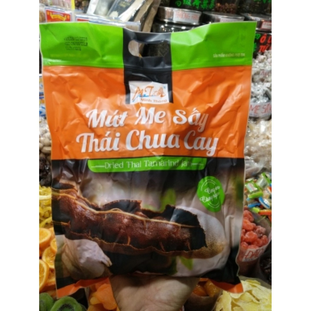 1Kg KẸO ME SẤY THÁI CHUA CAY/ MỨT ME HIỆU MINH THÔNG - date mới
