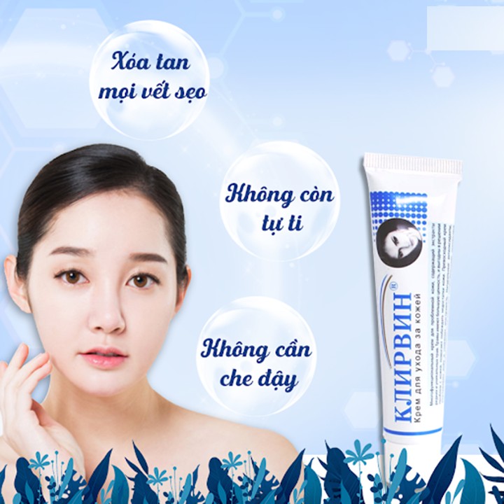 Klirvin - Kem Làm Mờ Sẹo, Thâm, Rạn Da Của Nga 25g