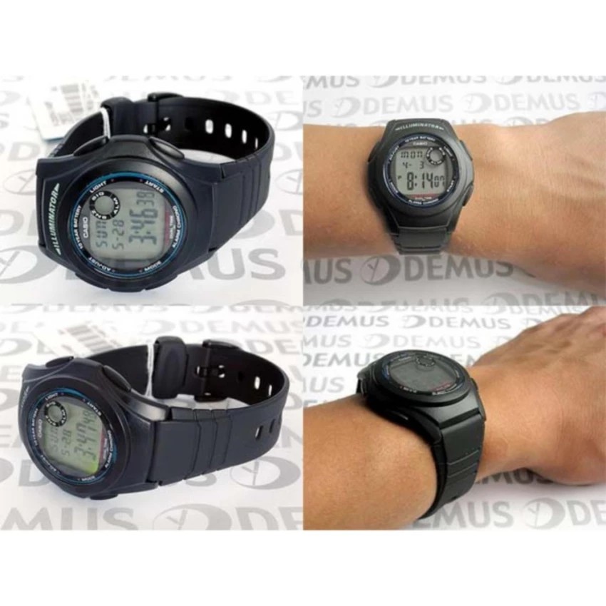 Đồng hồ unisex dây nhựa huyền thoại Casio Anh Khuê F-200W-1ADF