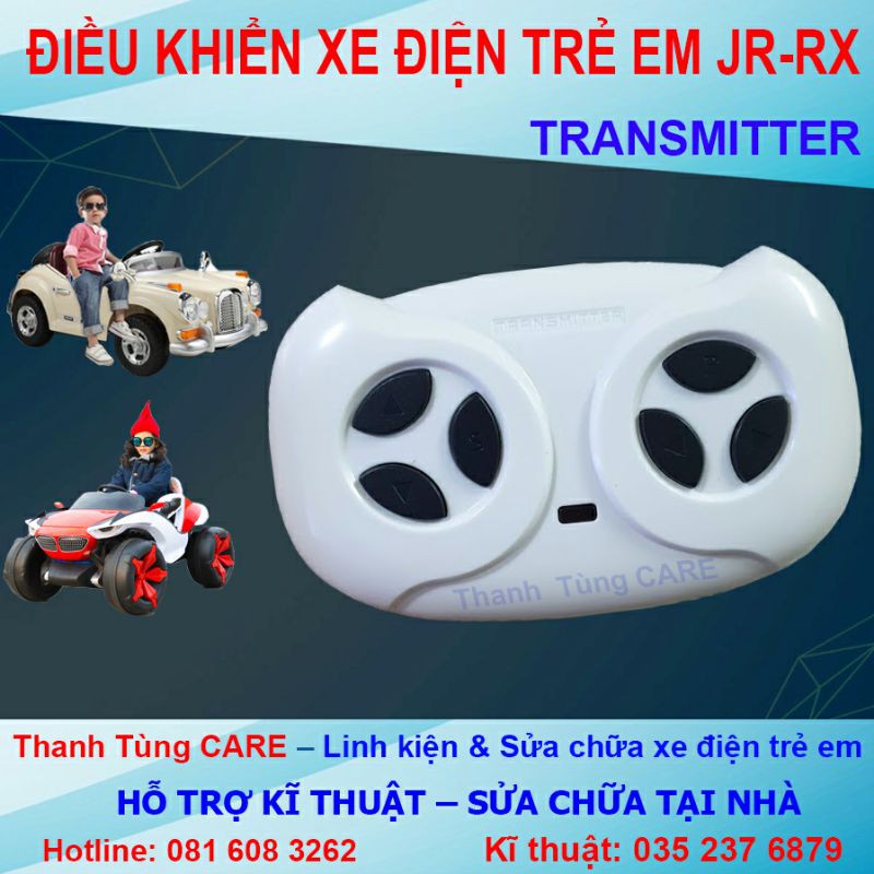 ❤ Điều khiển từ xa Ô tô điện trẻ em JR-RX cho mạch 12V