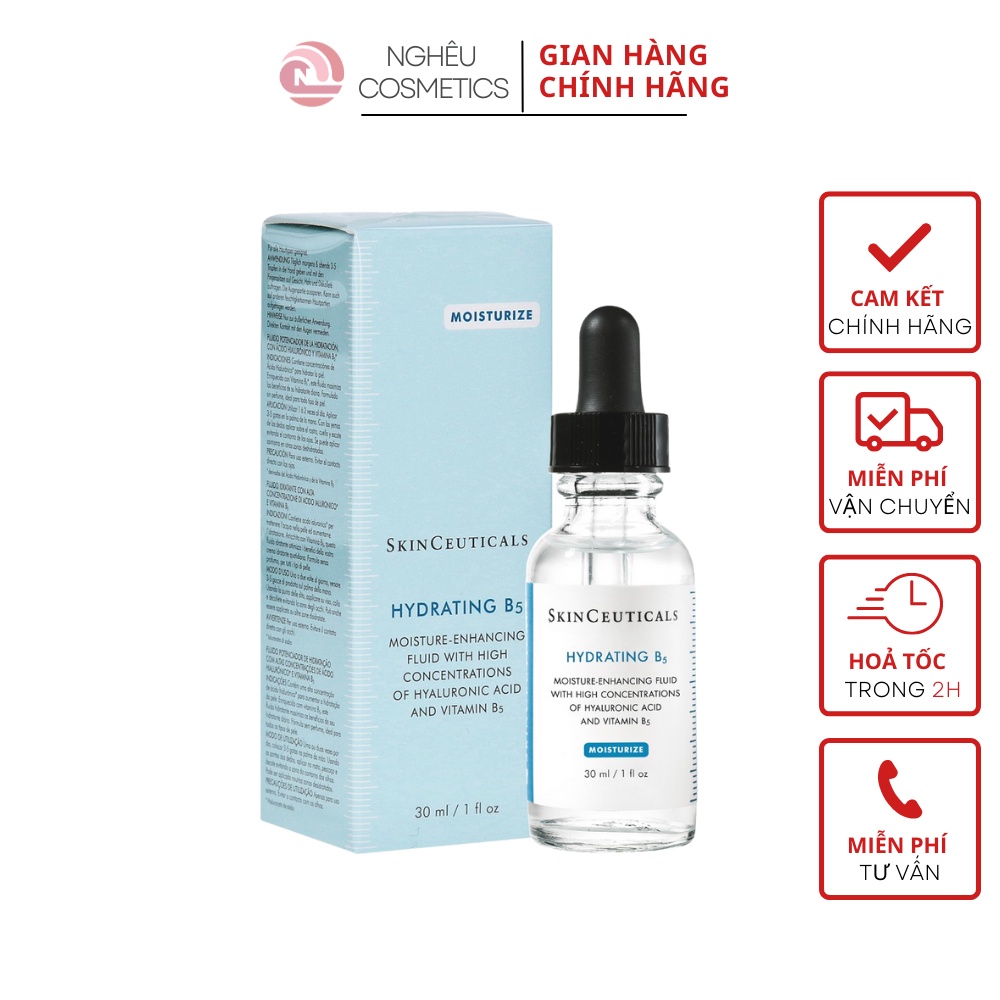 Serum Dưỡng Ẩm Và Phục Hồi Da Skinceu Hydrating B5 30ml [Bản Pháp]