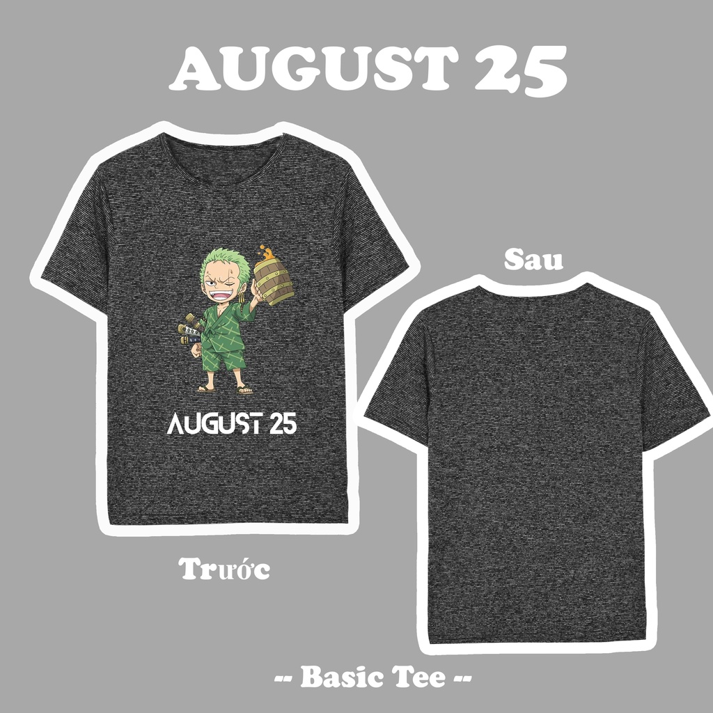 20kg-60kg | Áo thun form rộng tay lỡ cho bé Trai Zoro One piece Vua hải tặc