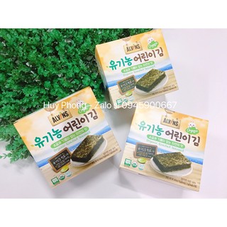 Rong biển khô tách muối Alvins 15g giàu dưỡng chất cho bé