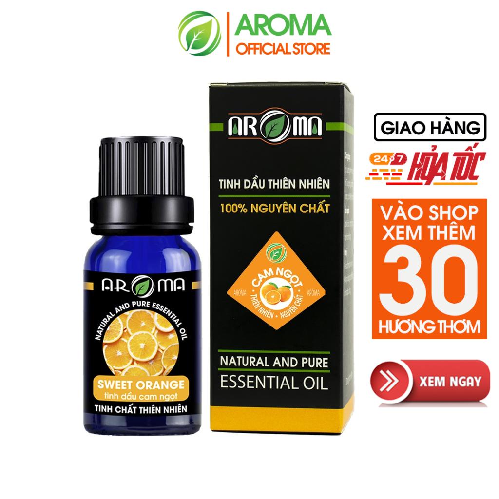 Tinh dầu Cam ngọt AROMA Orange Essential Oil, tinh dầu thơm phòng chăm sóc da, chăm sóc tóc