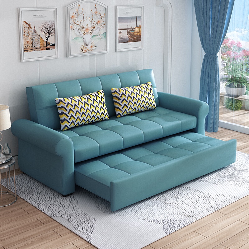 Ghế Sofa Giường Thông Minh Kéo Ra Thành Giường, Sofa Giường Phòng Khách Tiện Lợi Cho Gia Đình Có Thể Chọn Màu
