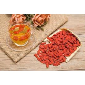 Kỷ tử, kỉ tử đỏ giúp Đẹp Da, Bổ Máu, Dễ Ngủ, Sáng Mắt Trà Hoa Cô Ba