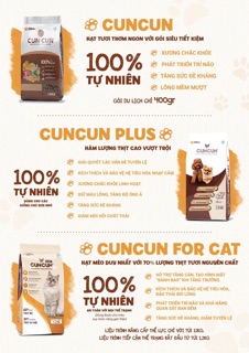 Thức ăn cho chó Cuncun gói 1,2kg