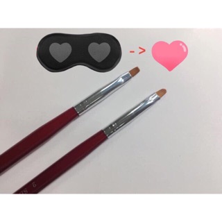 Cọ bản tròn - cọ bản tròn vẽ nail cán gỗ lông mượt