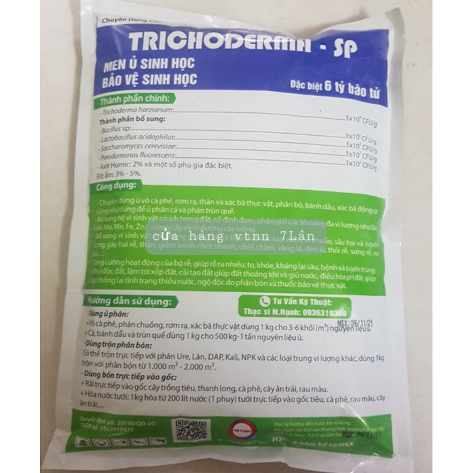 Nấm đối kháng Trichoderma 1ký