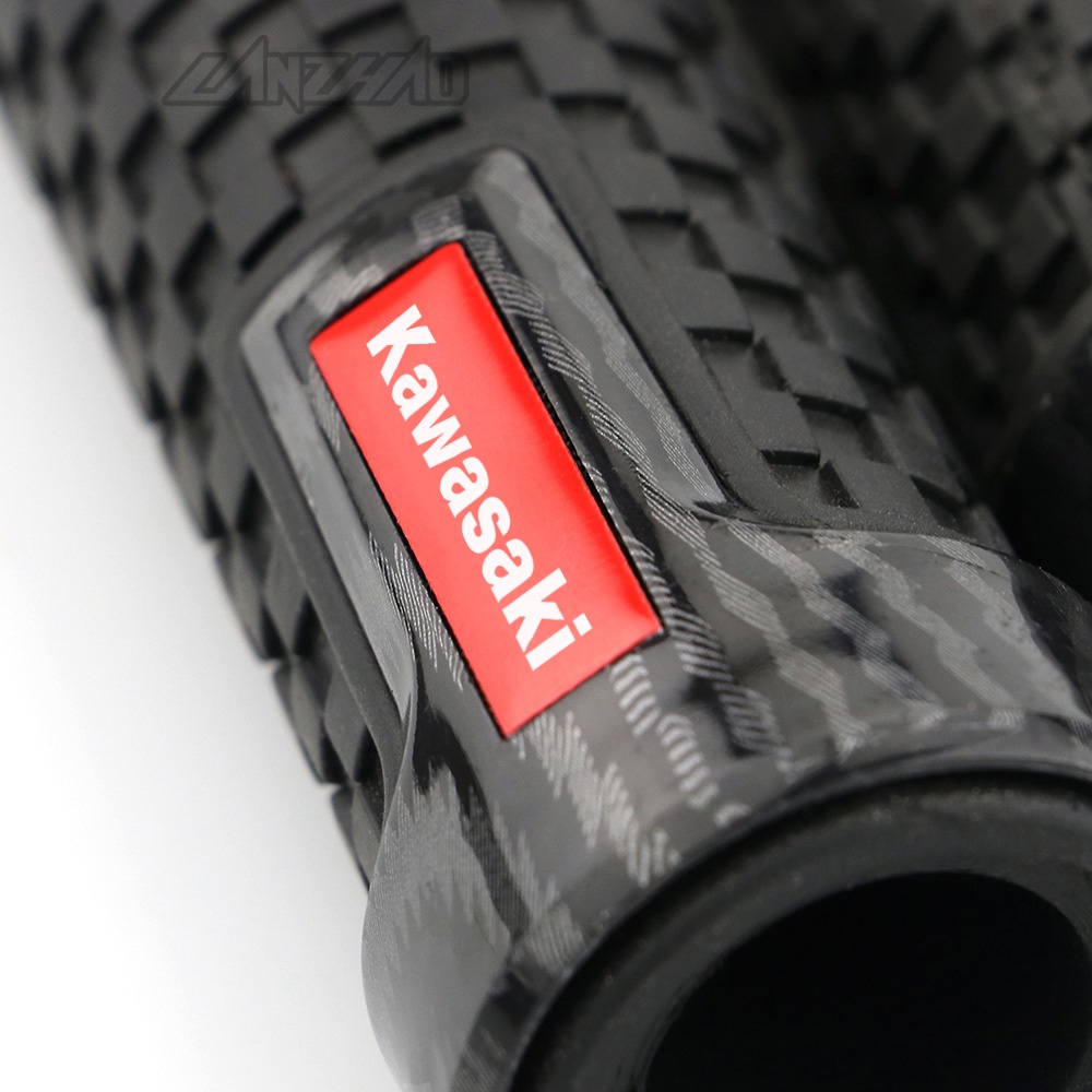 Tay Nắm Xe Máy Bằng Cao Su Gel Carbon Thông Dụng Cho KAWASAKI Ninja 400 250 650 Z1000 Z900 2013-2022