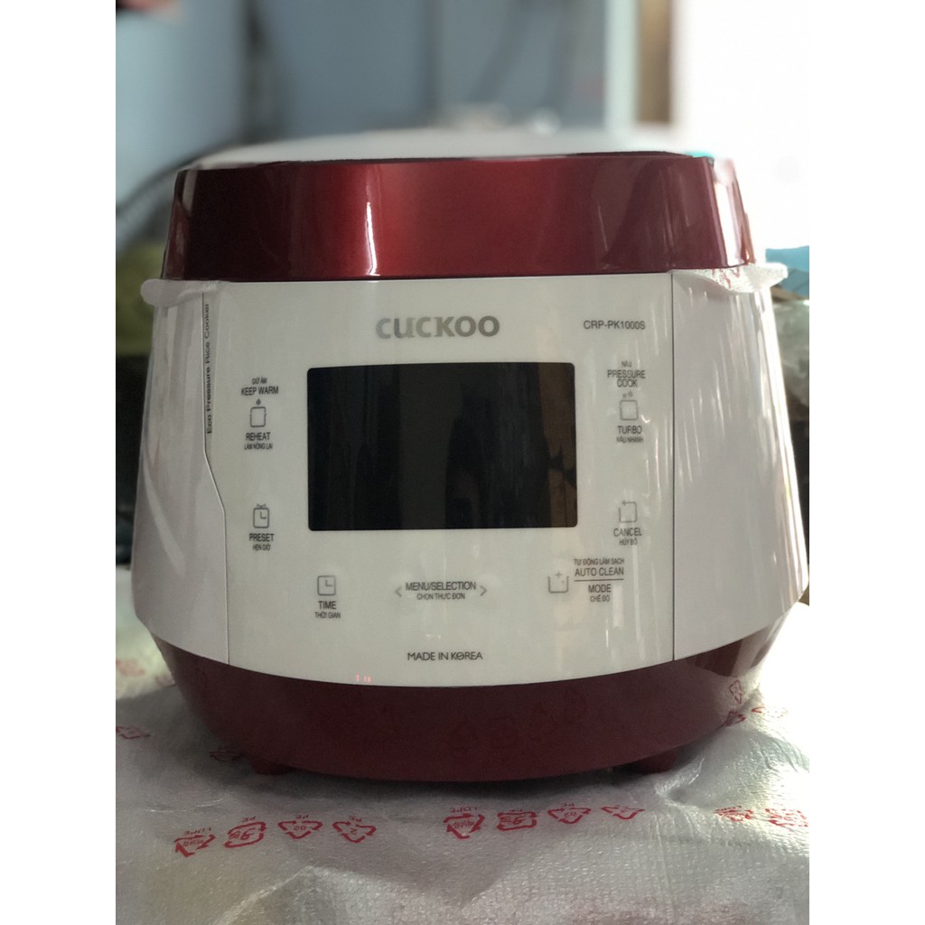 Nồi cơm áp suất điện tử Cuckoo CRP-PK1000S - 1.8 Lít - Hàng Chính Hãng