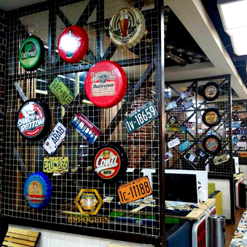 30 Mẫu Nắp Bia Kim Loại 30cm Trang Trí Cửa Hàng Tặng Kèm Phụ Kiện