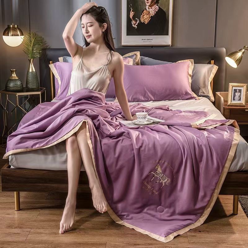 Chăn trần hè màu trơn giá rẻ