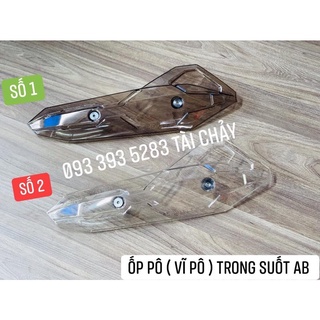 Ốp pô xe ab trong suốt