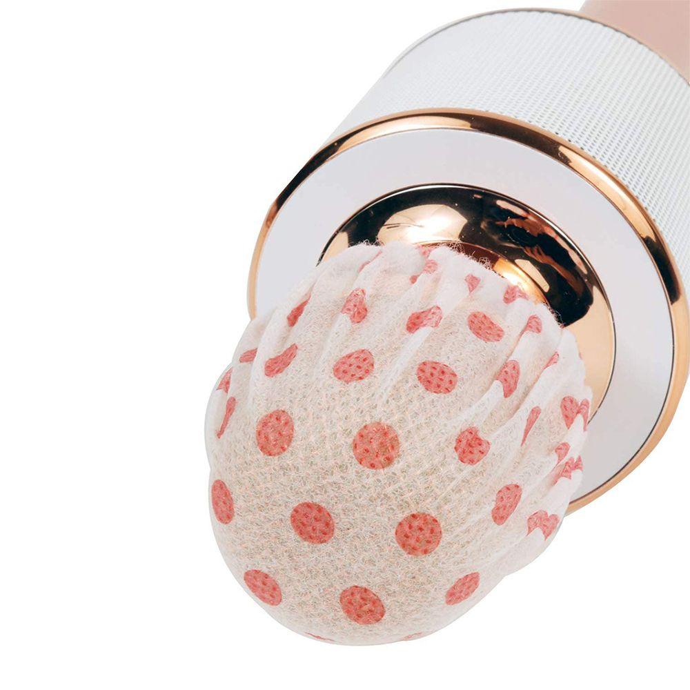 CHOOKEY Set 100 Vỏ Bọc Micro Vệ Sinh Bằng Vải Không Dệt Chắn Gió Dùng Một Lần