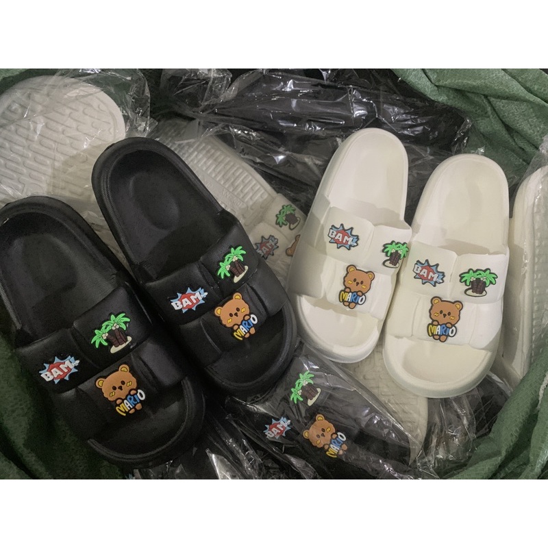 (CÓ SẴN) Dép gấu MARIO chống trượt