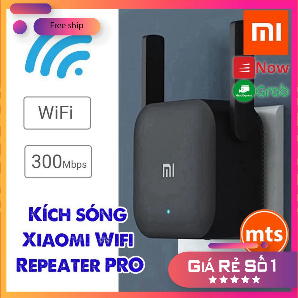 [Q.TẾ-BH 12T-DGW] Kích sóng Wifi Xiaomi Repeater PRO băng thông 300 Mbps 2.4GHz DC3030 R3 - Minh Tín Shop [ Giao Ngay ]