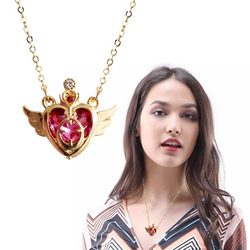 Dây chuyền mặt hình trái tim đính đá nhân tạo thời trang