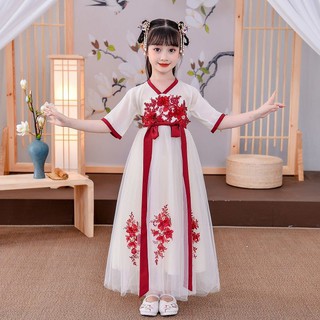 Đầm Kiểu Hán Phục Phong Cách Trung Hoa Dành Cho Bé Gái