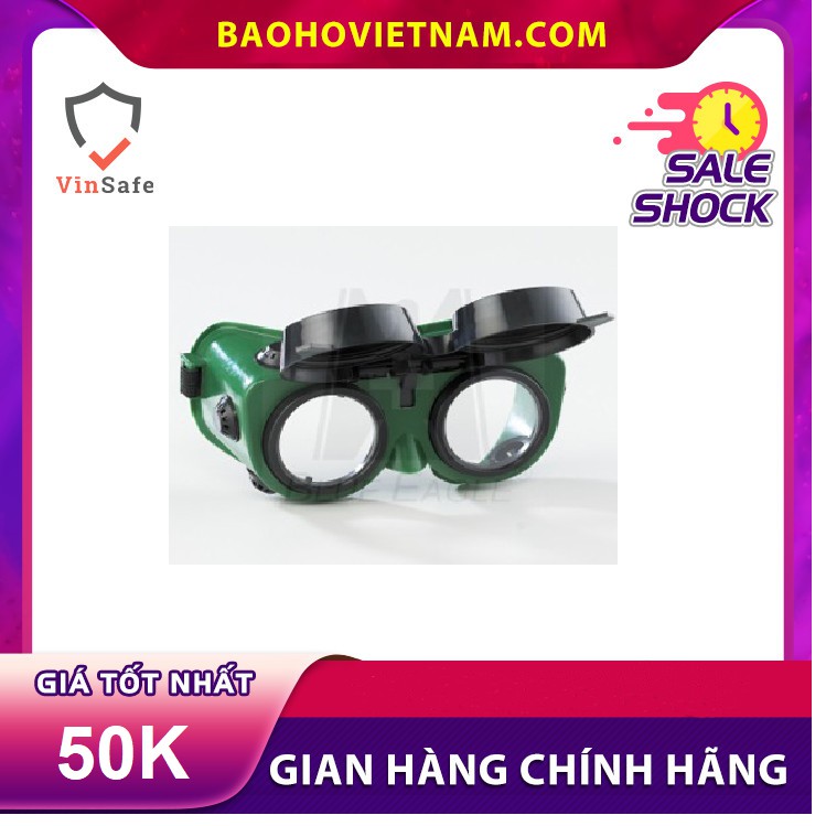 Kính bảo hộ hàn hơi 2 lớp mắt kính