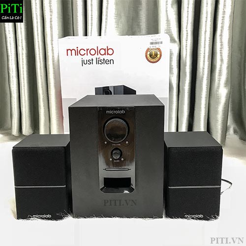 Loa vi tính Microlab M106BT 2.1 Bluetooth đen - Hàng chính hãng BH 12 Tháng