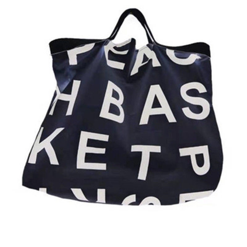 Túi xách in chữ màu sắc thời trang 2021 cá tính