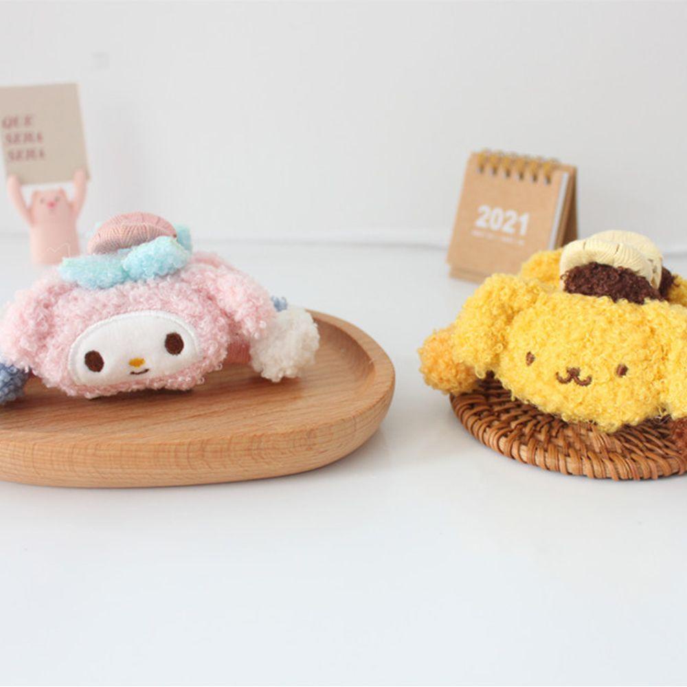 BACK2LIFE Kẹp Tóc Hình Cá Mập Đính Lông Nhung Thời Trang Thu Đông Cho Bé Gái