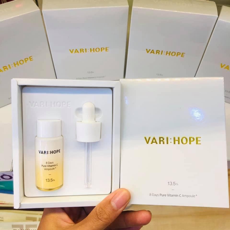 Serum Dưỡng Trắng 8 Ngày Vari Hope 8 days Pure Vitamin C Ampoule Plus