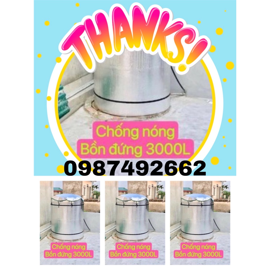 #Vỏ_bọc_chống_nóng téc_bồn_nước (500 - 2000 Lít Dáng Đứng )