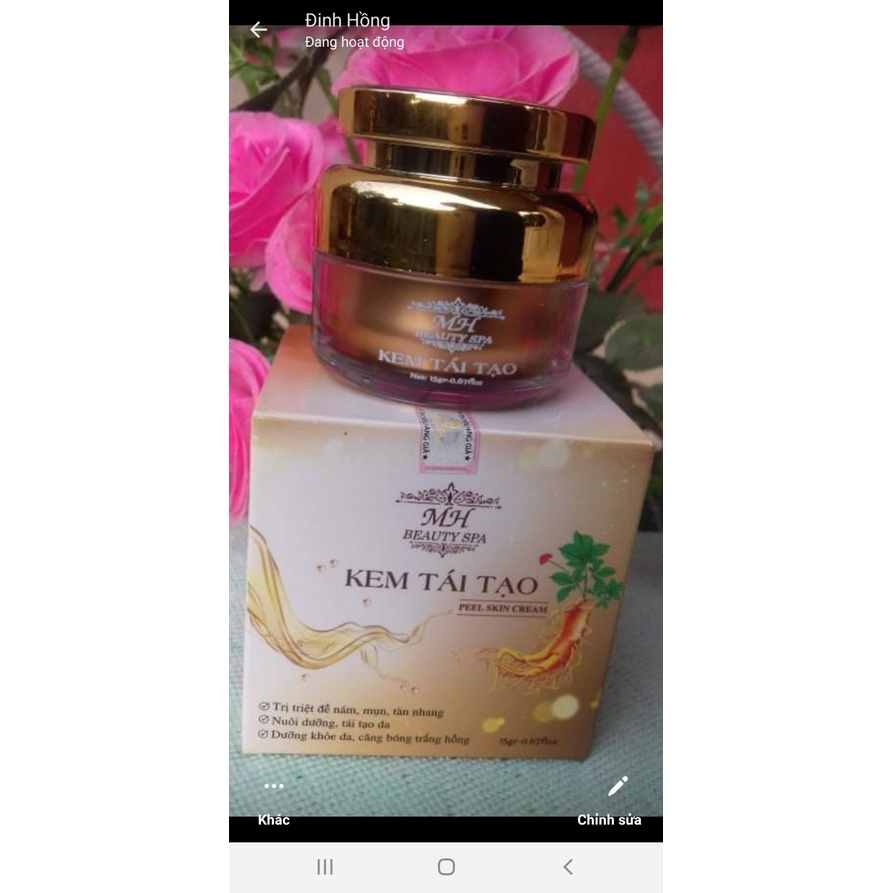 KEM TÁI TẠO PEEL SKIN CREAM_MH Beauty Spa_Chính Hãng [HH009]