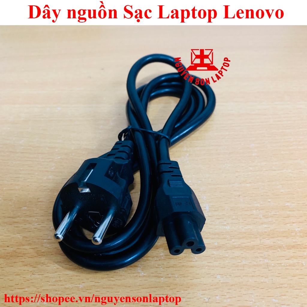 Dây nguồn sạc Laptop Lenovo - màu Đen