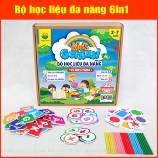 Bộ học liệu đa năng tích hợp 6in 1 Hapu Kids Genius