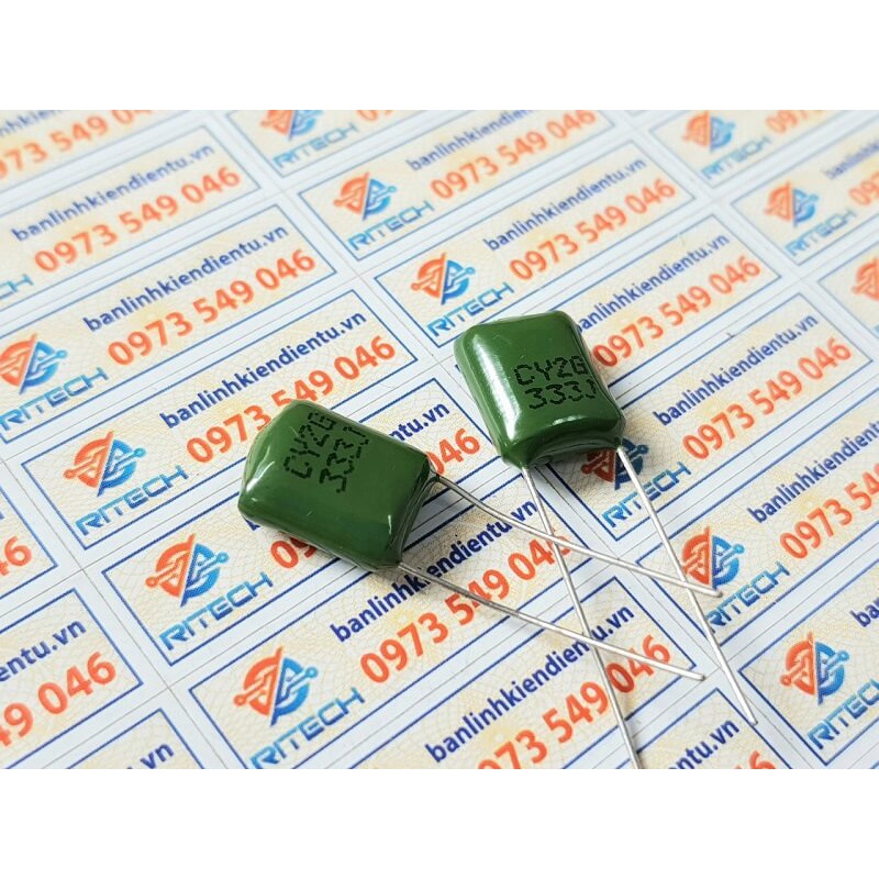 [Combo 20 chiếc] Tụ điện CY2G 333J 33nF 10mm