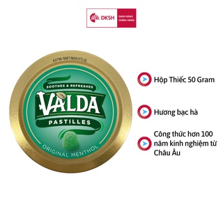 Valda Kẹo dẻo Vị Bạc hà Truyền thống – Hộp thiếc 50g