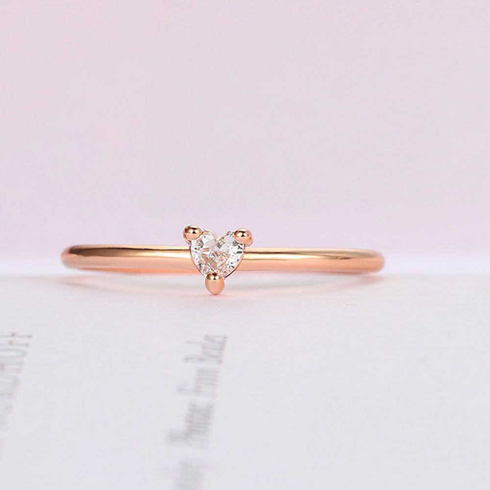 Nhẫn Hình Trái Tim Thời Trang Dành Cho Nữ