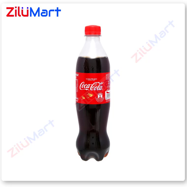 Lốc 6 chai nước ngọt Coca Cola loại 600ml