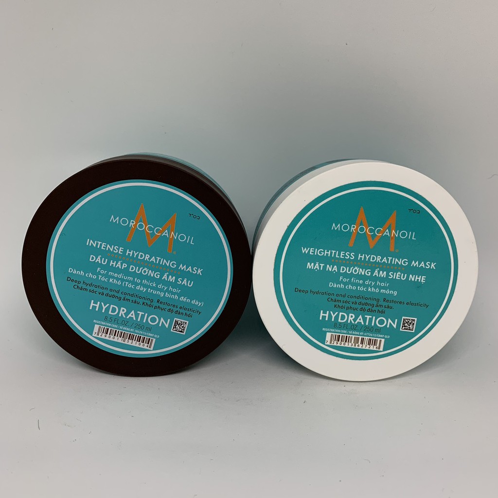 🌼 Chính hãng 🌺 Mặt nạ dưỡng ẩm siêu nhẹ Moroccanoil Weightless Hydration Mask 250ml ( vành trắng)