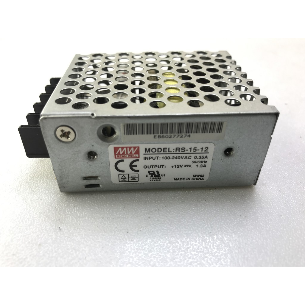 Nguồn tổ ong Meanwell 12v - 1,3A 15W Cũ