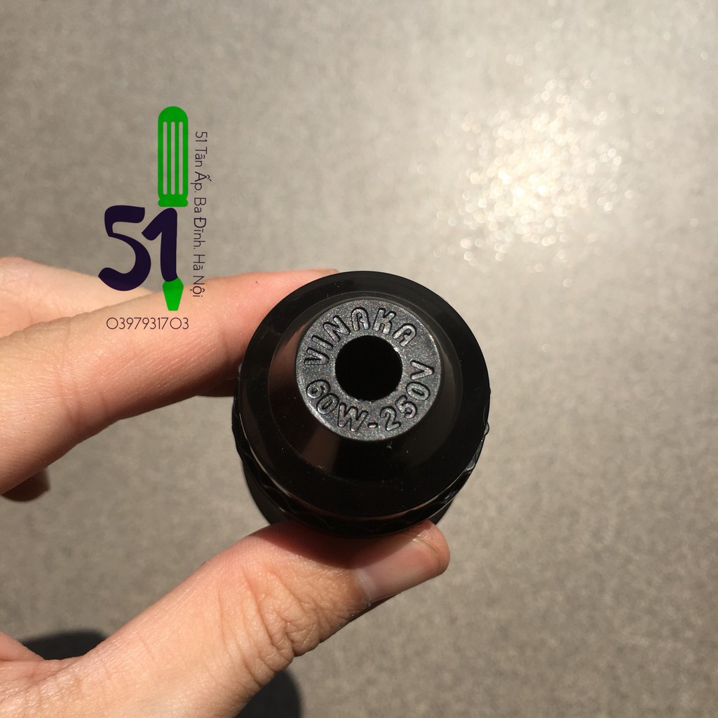 Đui đèn xoáy Vinaka | Đui xoáy thẳng gắn tường - Đui treo - Đui chếch