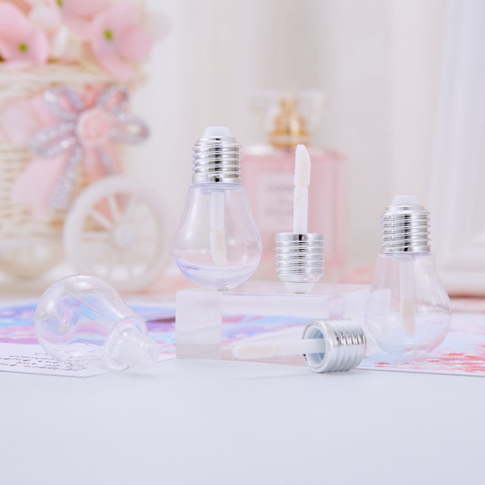 Set 1 / 5 Ống Nhựa Rỗng Đựng Son Dưỡng Môi Hình Bóng Đèn Mini 9ml