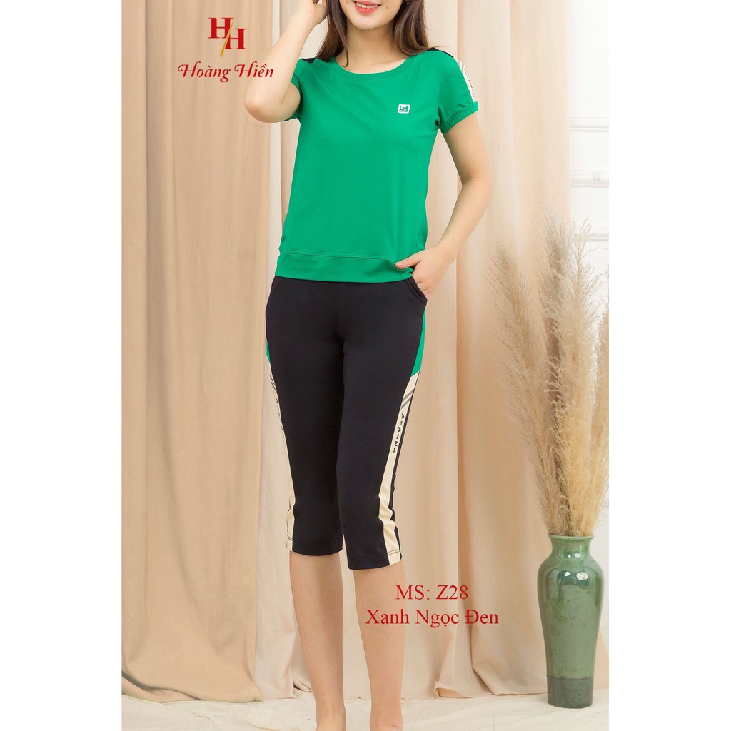 Bộ lửng nữ, Set bộ lửng mặc nhà chất cotton 100%. Đồ bộ HIFA Shop Hoàng Hiền MS:Z28