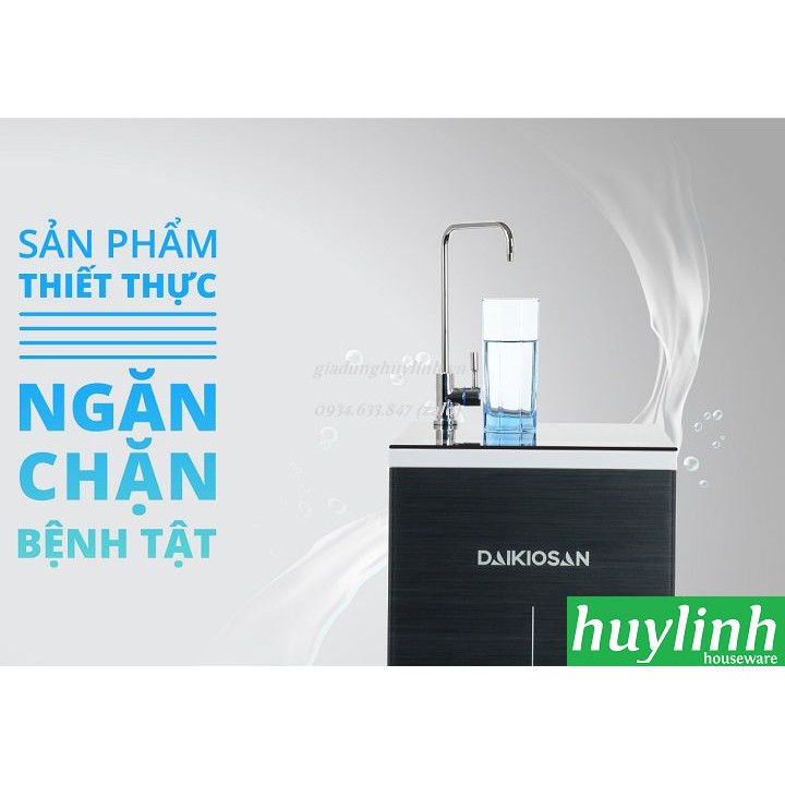 Máy lọc nước RO 8 lõi Daikiosan DSW-43008G - Mặt kính 3D