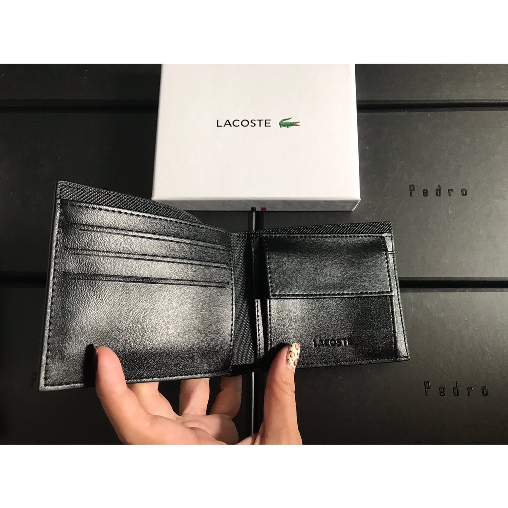 Ví nam Lacoste full box và túi giấy hãng ( Có Hộp)s