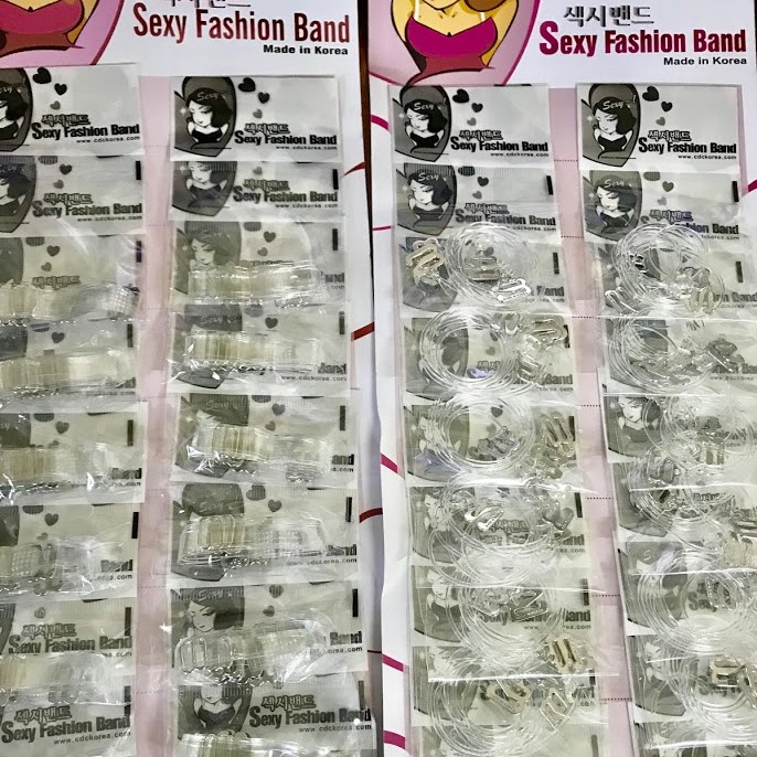 Dây áo lót trong suốt sợi tròn và sợi dẹt