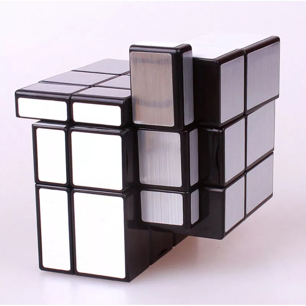 Khối Rubik 3x3 X 3 Tráng Gương Màu Bạc