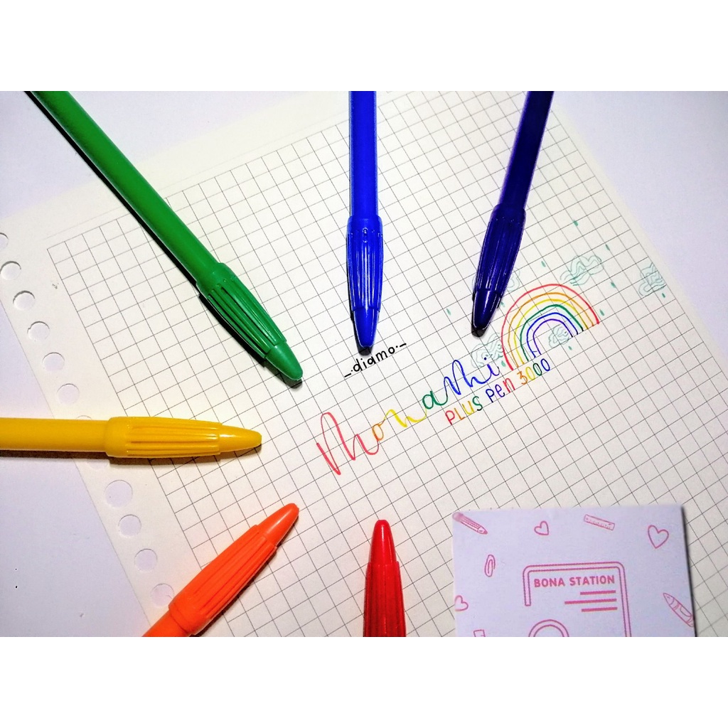 Bút viết màu Monami ngòi 0.3mm đi nét và viết thư pháp calligraphy | BPN007