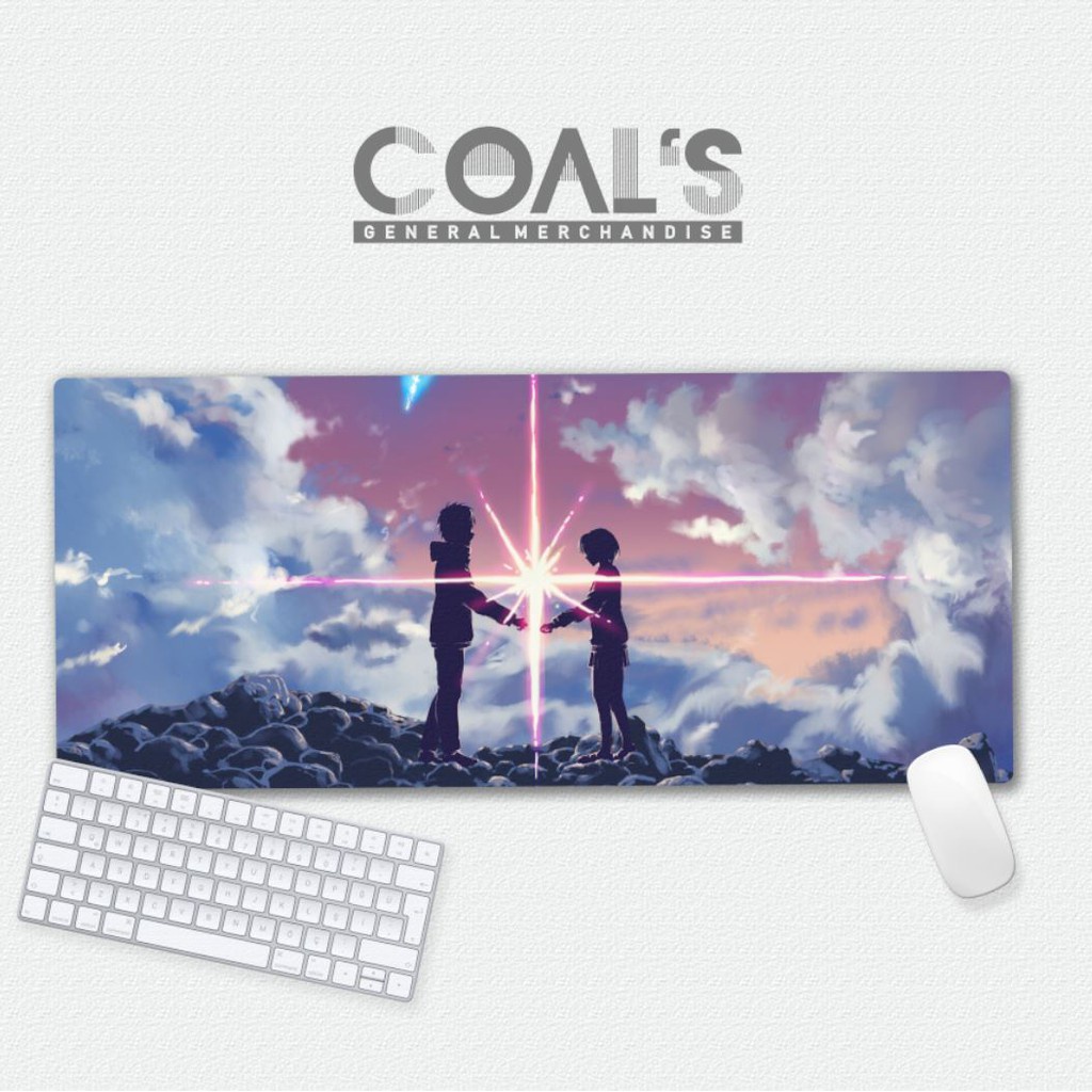 2022 Thời Trang COAL'S | Tên Của Bạn (Kmi Không NA WA) | 800x300mm | Bàn Phím Chuột Mở Rộng | Miếng Lót Chuột Chơi Game Cỡ Lớn